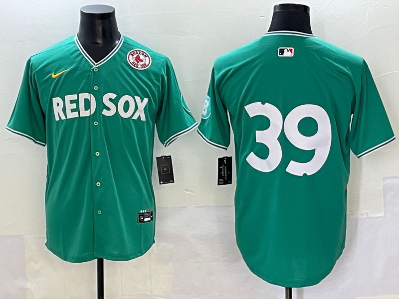 Men 2025 Boston Red Sox #39 No Name Dark Green Joint Name Nike MLB Jersey style 9->boston red sox->MLB Jersey
